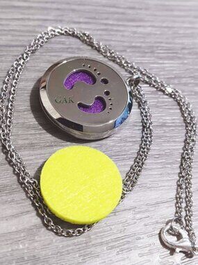 Essential Oil Diffuser Necklace Feet Stainless Steel